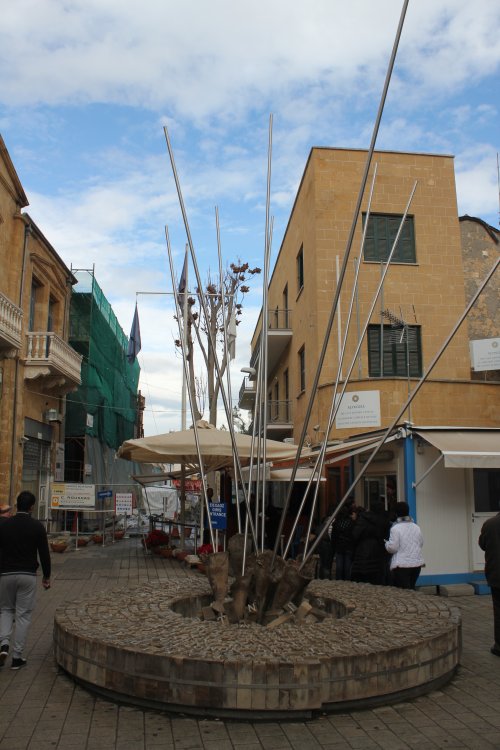 We visited the Buffer Zone at the famous Ledra Street in December 2011 when 